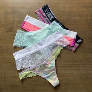 Set of 5 Victoria’s Secret PINK underwear